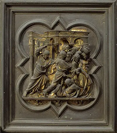 The Expulsion of the Money-Changers from the Temple Lorenzo Ghiberti
